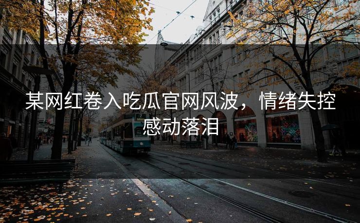 某网红卷入吃瓜官网风波，情绪失控感动落泪
